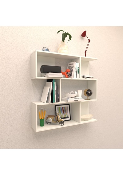 Rafkestir Accord Duvar Rafı Beyaz ( Mat )