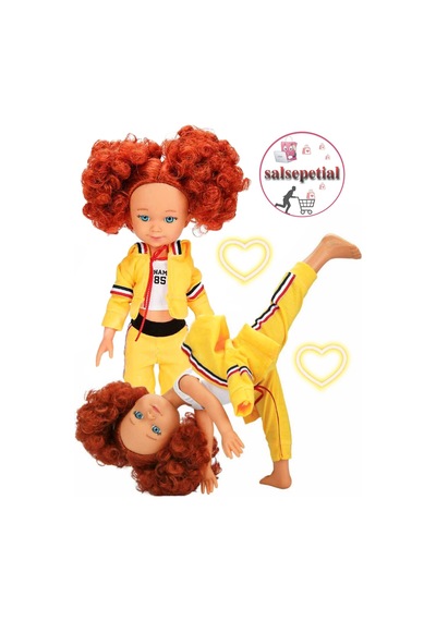 Büyük Boy Et Bebek 35cm Mina Sporcu Bebek Gerçekçi Aksesuarlı Model Bebek 35cm