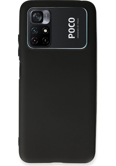 Cosmotex Newface Xiaomi Poco M4 Pro 4g Kılıf First Silikon - Siyah