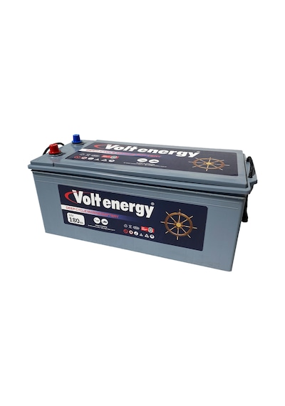 VOLT ENERGY 12 V 180 Amper Deep Cycle Marin Bakımsız Akü