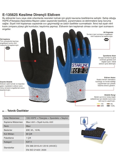 Starline3 E-135625 Eldiven - 10