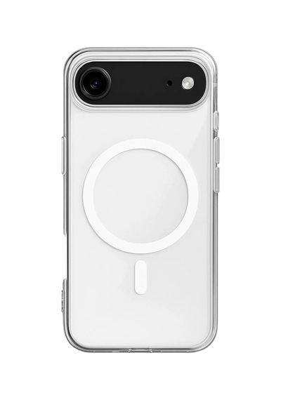 İphone 17 Air Kılıf Magneticsafe Şeffaf Silikon - Şeffaf