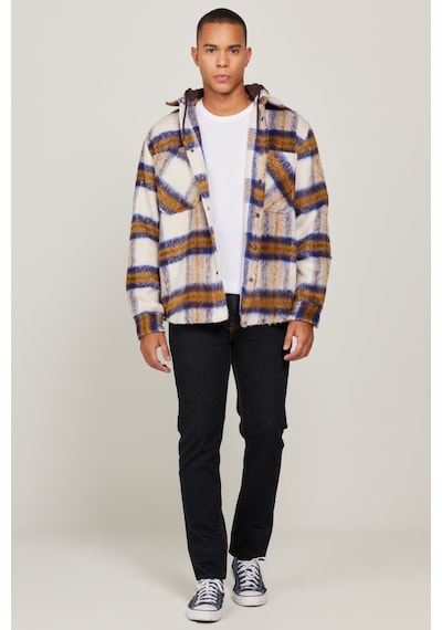 Lee Loose Fit Rahat Kesim Kapüşonlu Çok Renkli Uzun Kollu Gömlek L232377900 Çok Renkli