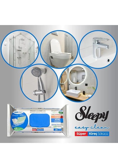 Yüzey Temizlik Havlusu 30 Adet Kireç Çözücü - Özel Seri 355160-00230 R2822 Mavi