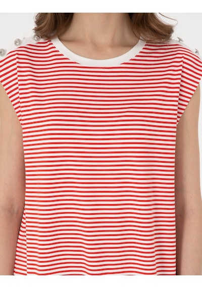 Pierre Cardin Kadın Kırmızı Tişört 50307130-vr030