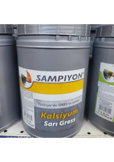 Şampiyon  Kalsiyum Gres Yağı Sarı - Beyaz 900 G