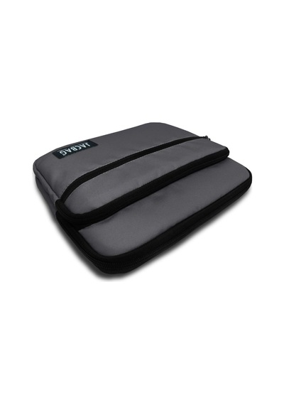 Jacbag Gri Üç Cepli Tablet Telefon Çantası - Erkek Çocuk/yetişkin Tablet Kılıfı