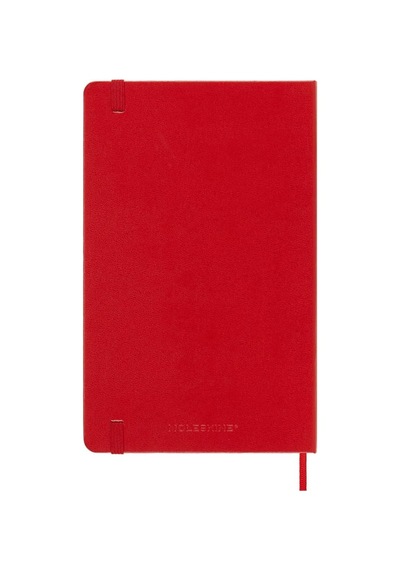 Moleskine 12 Ay Haftalık Ajanda L Boy 13x21 Cm Sert Kapak Kızıl Kırmızı Kırmızı