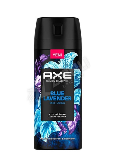 5 Adet Axe Deo Premium Blue Lavender 150 Ml