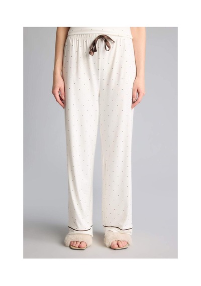 Defacto Regular Fıt Askılı 2li Softshell Ecru Pijama Takımı H4245ax26auer77 Ekru-er77