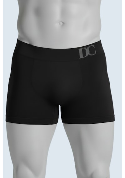 Elilom Erkek Boxer 3'lü Paket Daily Comfort Dikişsiz Nefes Alır Pamuklu Siyah Set 3p Siyah