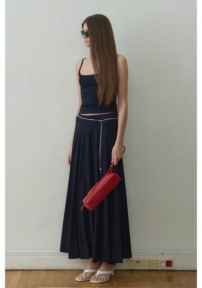 Suud Collection Lacivert Cosie Askılı Top