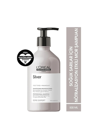L'Oréal Professionnel Serie Expert Silver Renk  Mavi Şampuan 500 ML