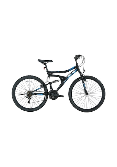 BİSAN MTS 4300 ERKEK DAĞ BİSİKLETİ 40CM V 26 JANT 21 VİTES MAT SİYAH MAVİ - 26