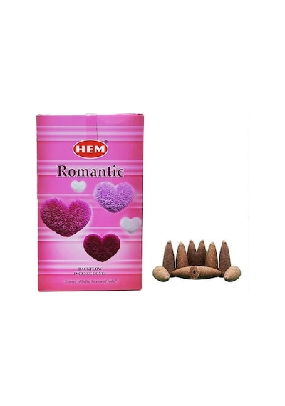 Hem Romantik Geri Akış Konik Tütsü 10 Adet