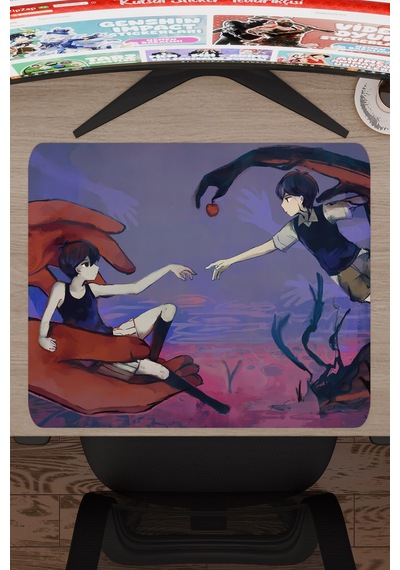 Omori Kaymaz Dikişli Kauçuk Oyuncu Mousepad V4 - 48x40 Xl Gaming Mouse Pad Fare Altlığı