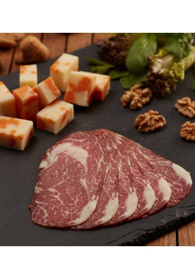 Çemeni Sıyrılmış Dilimli Dana Kontrfile Pastırma 90 Gr. Üçlü Paket Toplam 270 Gr.