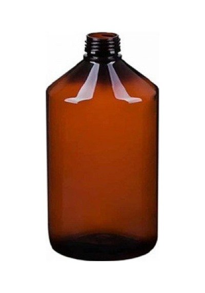 Amber Plastik Fliptop Kapaklı Şişe 28 Mm Ağızlı Şişe 500 Ml 20 Adet