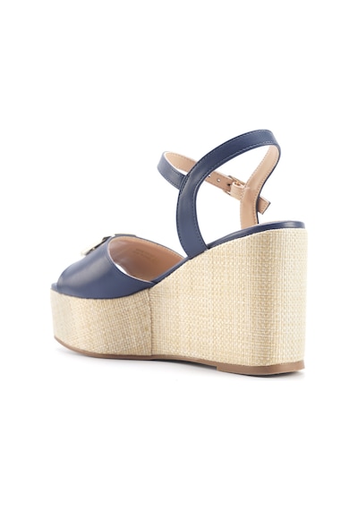 Nine West Monnı 5fx Lacivert Kadın Dolgu Topuk Sandalet 000000000101929049 Lacivert