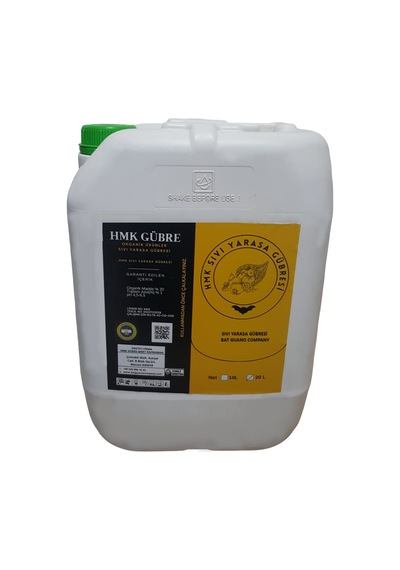 %100 Organik Hmk Sıvı Yarasa Gübresi 20 Litre (Konsantre)