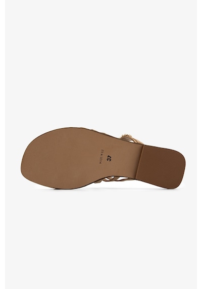 Valmenti Kadın Hakiki Deri Camel Düz Terlik 1141 542 Bn Trlk Y26 Camel Leather
