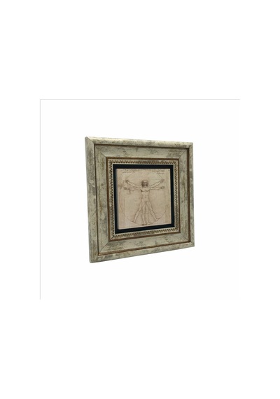 Vitruvius Adamı Leonardo Da Vinci, 1492 Baskılı Taş Tablo 20x20