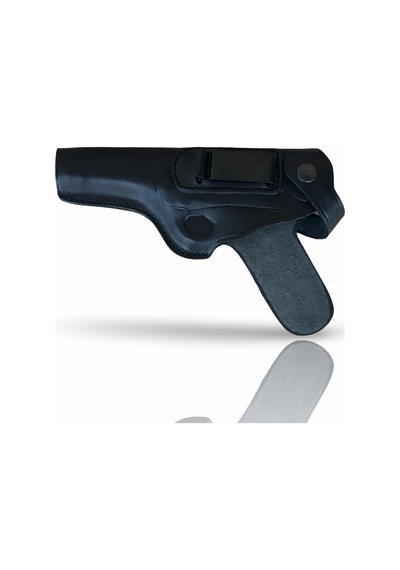 Rigor Universe Luger P08 Serisi Uyumlu Deri Kılıf Pancake Owb Siyah Sol El