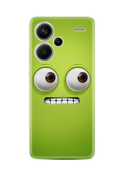 Redmi Note 13 Pro 5g Kılıf Kılıf Desenli Silikon Platinium Series Green 1832