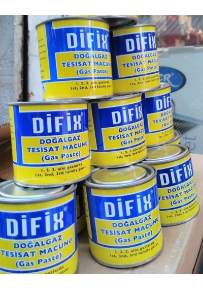 Difix Doğalgaz Macunu Gaz Tesisat Macunu Ilaci 400 Gr