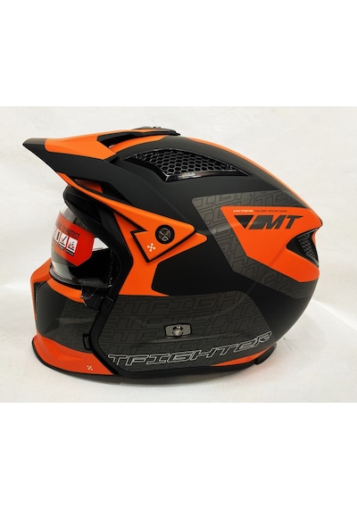 Şefaf ve Siyah Cam + Mt Streetfighter Sv Totem B4 Modüler Motosiklet Kaskı