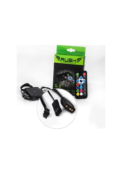 Argb Fan Kontrolcüsü Kumandalı Adreslenebilir Rgb Kontrolcü Seti