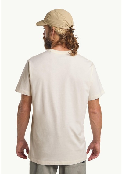 Jack Wolfskin Essential T M Erkek T-shirt-29706 Krem