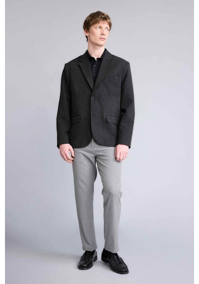 Defacto Regular Fıt Blazer Ceket G7524ax26spar138 Antrasit-ar138