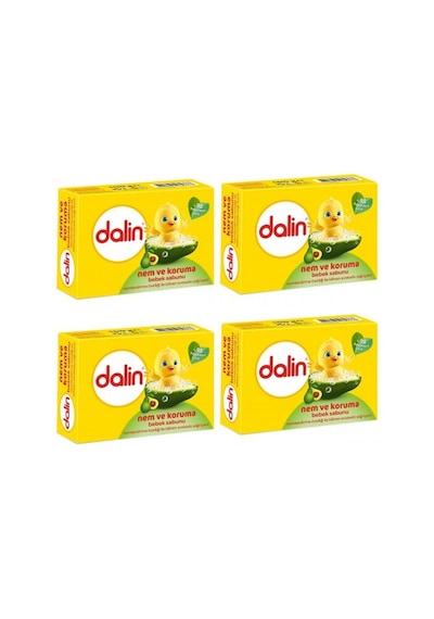 Dalin Avokadolu Nem ve Koruma Bebek Sabunu 100 G x 4
