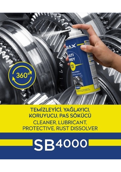 Sibax Sb4000 Çok Amaçlı Sprey 400 Ml