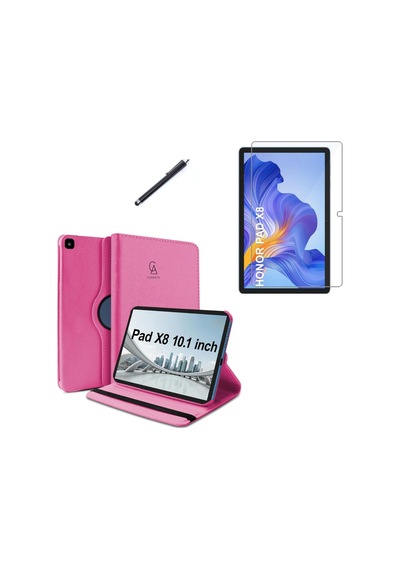 Honor Pad X8 10,1 Inç Agm3-w09hn 360 Dönebilen Standlı Tablet Kılıfı Ekran Koruyucu Ve Kalem Seti