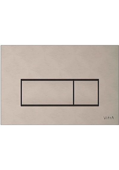 VitrA Root Square 740-2395 Kumanda Paneli, Fırçalı Nikel Fırçalı Nikel