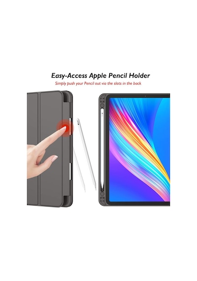 Apple Uyumlu iPad, Pro 11 1. Nesil 2018 Kılıf Kalem Bölmeli Smart Case A1
