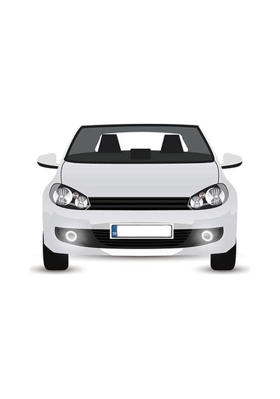 Universal Mercekli Angel Sis Farı Metal Su Geçirmez 76 Mm Kırmızı