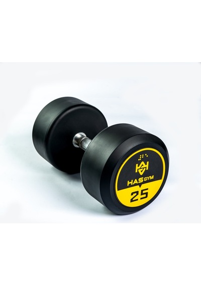 Alin Sport 25 Kg Kauçuk Kaplı Profesyonel Olimpik Dumbbell Dambıl