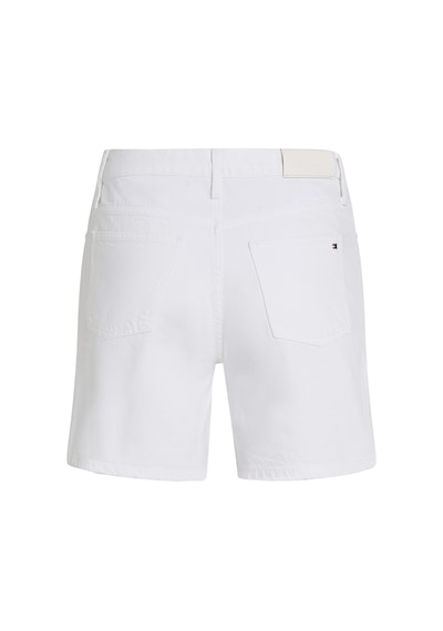 Tommy Hilfiger Dnm Straıght Short Rw Whıte Kadın Beyaz Şort - Ww0ww45924 Beyaz