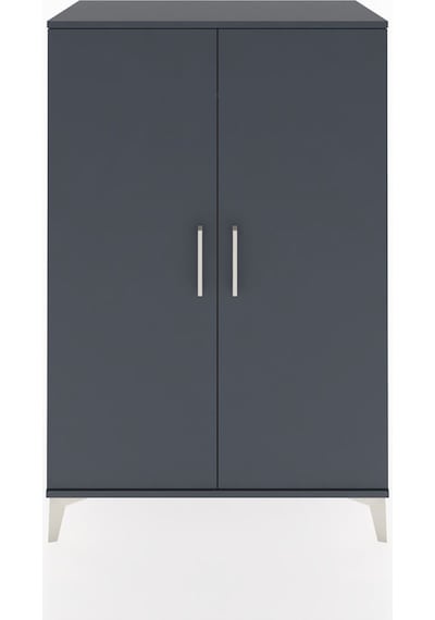 Hyperion Dolap 2 Kapaklı Tek Askılı 88x44x134 Antrasit-antrasit Antrasit