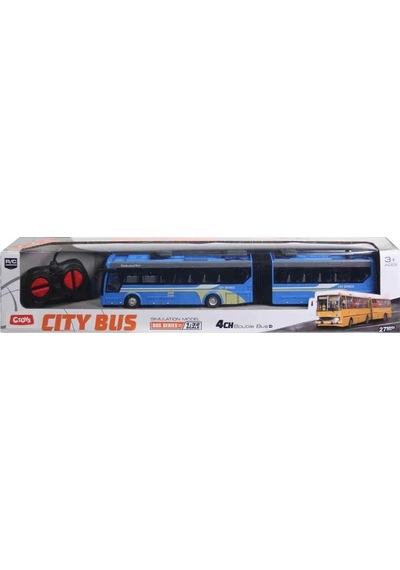 Ctoy Ht227 Uzaktan Kumandalı Körüklü Şehir Otobüsü 61984 Mavi Çok Renkli