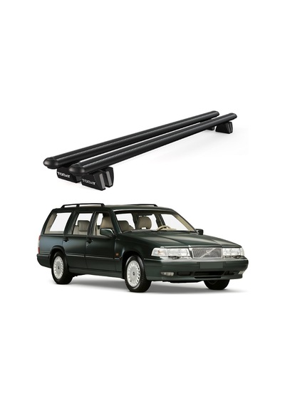 Pençe Volvo 960 Sw 1991-1998 Uyumlu Siyah Ara Atkı Port Bagaj Tavan Barı