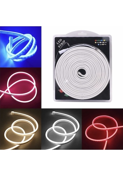 12 Volt 6x12 MM Yeşil Esnek Neon Led (5 Metre)