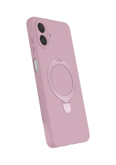 Samsung Galaxy A07 4g Regal Magsafe Standlı Kapak - Açık Pembe 0.2M-Çok Renkli