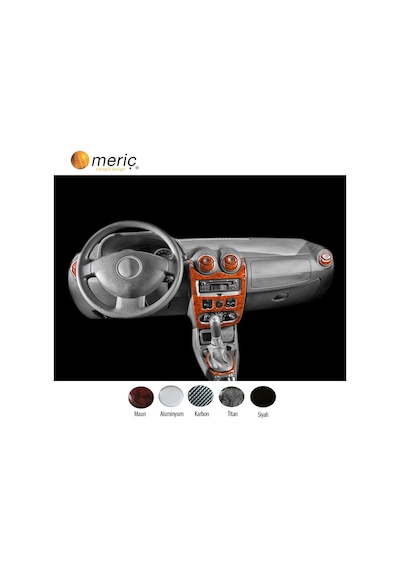 Meriç® Dacia Sandero Ön Torpido Kaplama 18 Parça 2008-2019 (530156191)