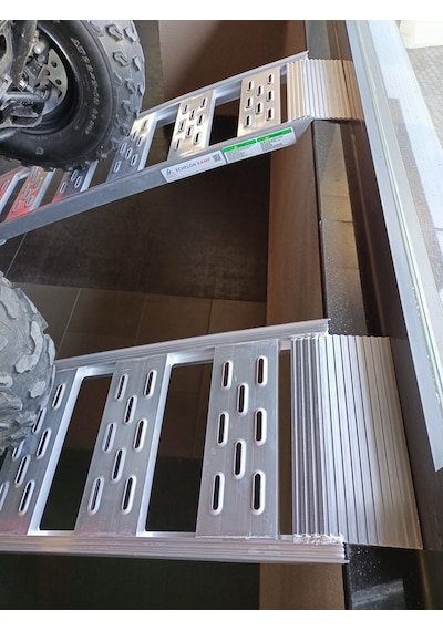MOTOSİKLET ve ATV YÜKLEME RAMPASI ALÜMİNYUM 233X31 KATLANIR 2'Lİ