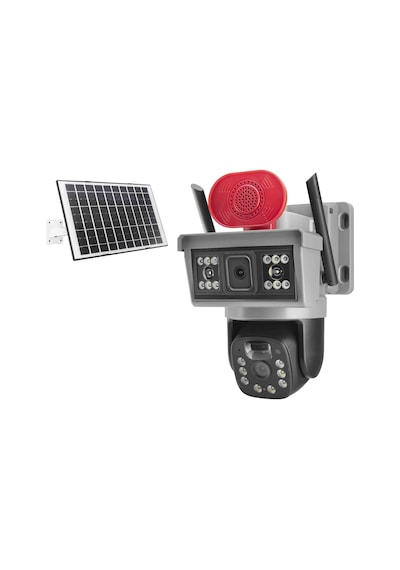 Solar 4g Sım Kartlı Speed Dome Ip Güvenlik Kamerası 2 X 3mp V380 X5-tech Yt-15g
