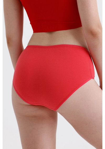 Meine Liebe Unterwäsche Pamuklu 7'li Paket Yüksek Bel Toparlayıcı Etkili Bato Külot Kırmızı Meine Liebe Unterwäsche Pamuklu 7'li Paket Yüksek Bel Toparlayıcı Etkili Bato Külot Kırmızı